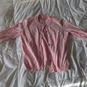 Crewcuts Pink Knit Cardigan